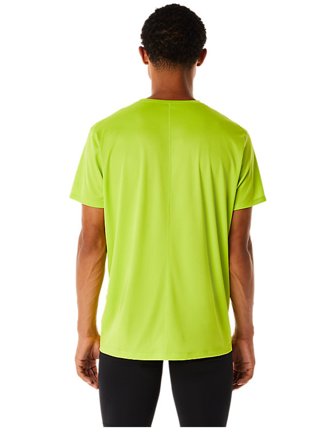camiseta running asics manga corta CORE, verde