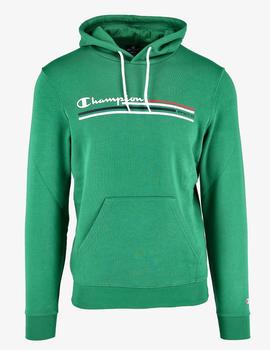 SUDADERA CHAMPION DE CAPUCHA VERDE