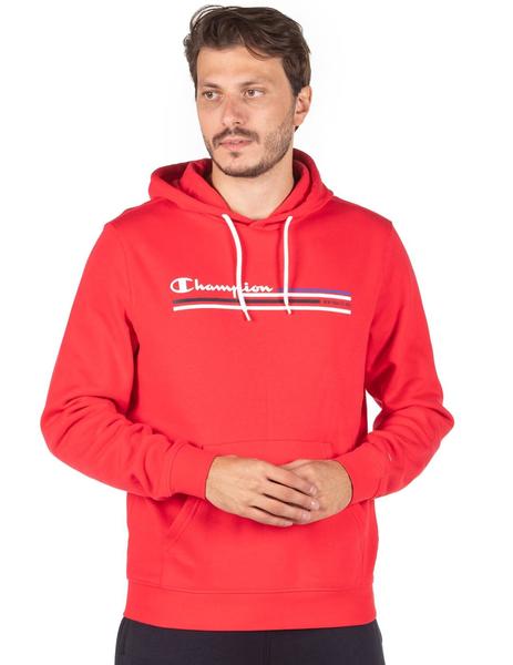 SUDADERA HOMBRE CAPUCHA ROJO