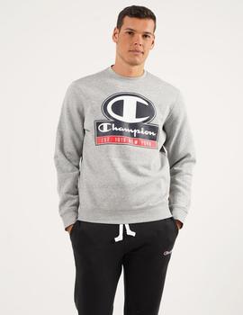 SUDADERA CHAMPION DE CUELLO REDONDO GRIS