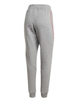 PANTALÓN ADIDAS MUJER, GRIS CON PUÑO