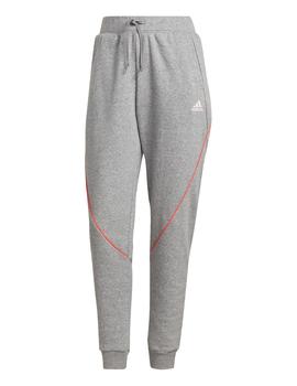 PANTALÓN ADIDAS MUJER, GRIS CON PUÑO