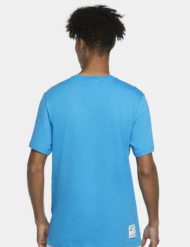 CAMISETA NIKE MANGA CORTA AZUL SWOOSH