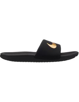 CHANCLA NIKE KAWA JUNIOR SLIDE, NEGRO