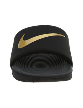 CHANCLA NIKE KAWA JUNIOR SLIDE, NEGRO