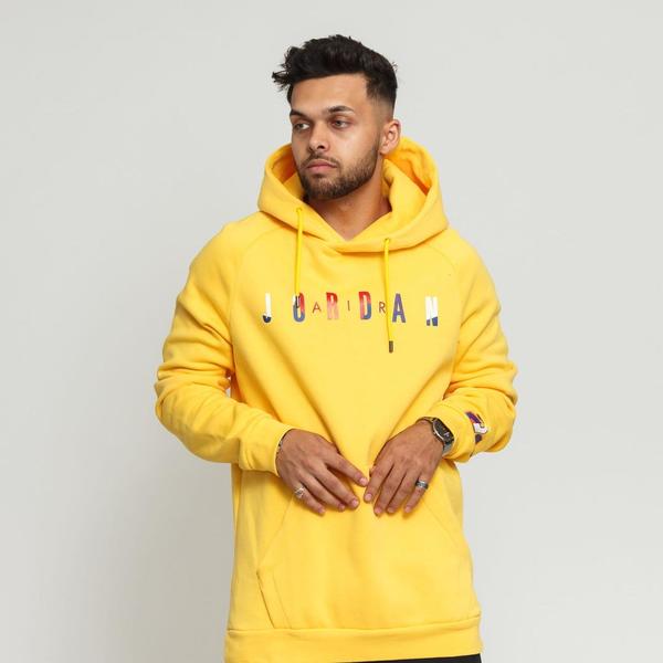 JORDAN SUDADERA DE CAPUCHA AMARILLA