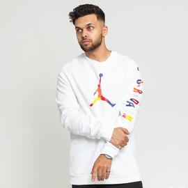 sudadera air jordan blanca