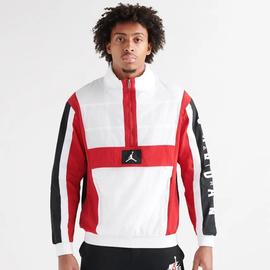 SUDADERA CANGURO JORDAN BLANCO/ROJO