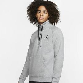 JORDAN SUDADERA GRIS  JUMPMAN FLC 1/2 CREMALLERA