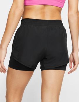 SHORT RUNNING NIKE 10K WOMEN'S 2-IN-1 NEGRO