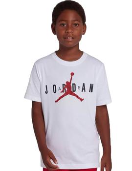 CAMISETA JORDAN JDB BRAND JUNIOR, BLANCA