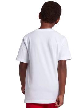 CAMISETA JORDAN JDB BRAND JUNIOR, BLANCA