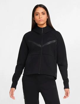 Selección conjunta Esperar algo niña CHAQUETA NIKE MUJER, SPORTWEAR TECH FLEECE, NEGRO