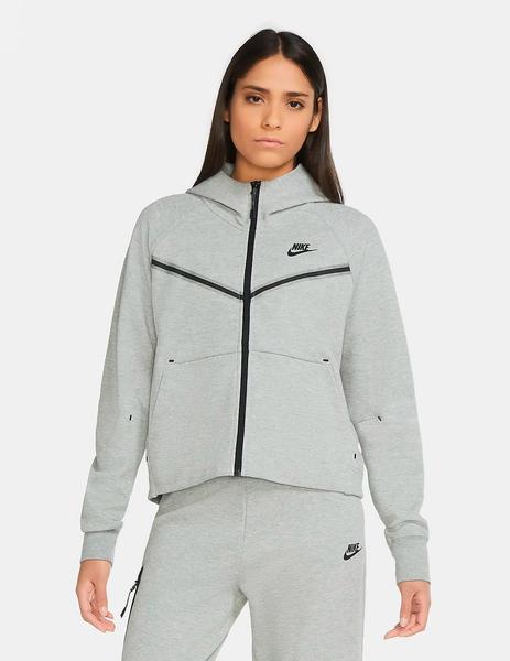 CHAQUETA NIKE FLEECE MUJER, GRIS