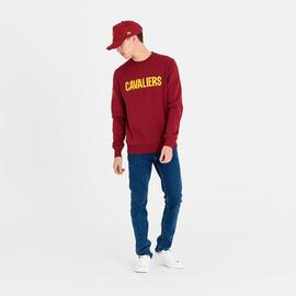 SUDADERA CUELLO REDONDO CAVS, ROJO