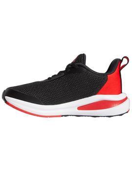 ADIDAS FORTARUN JUNIOR NEGRO/ROJO