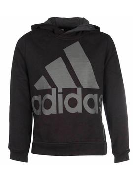 SUDADERA ADIDAS NIÑA CON CAPUCHA NEGRA