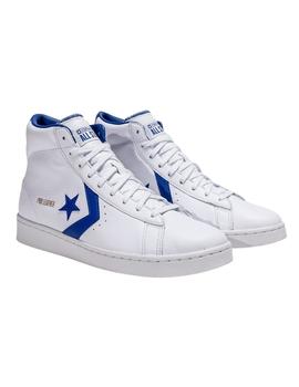 CONVERSE PRO LEATHER BLANCO/AZUL