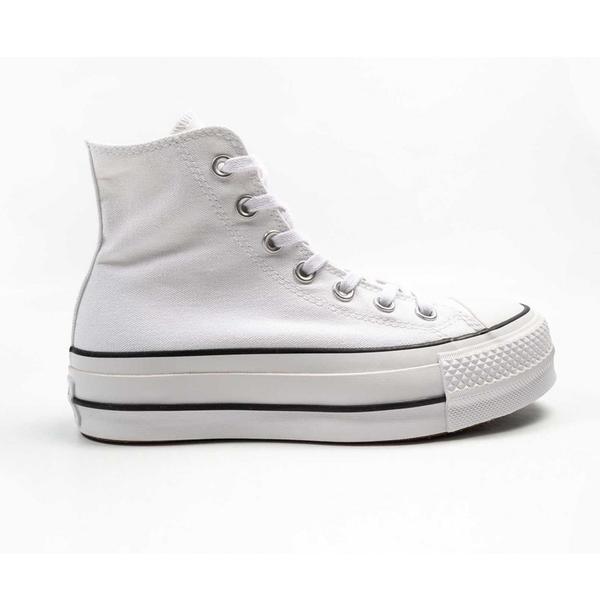 ZAPATILLA STAR CON PLATAFORMA BLANCA