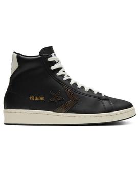 CONVERSE PRO LEATHER, MUJER NEGRA