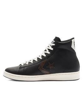 CONVERSE PRO LEATHER, MUJER NEGRA