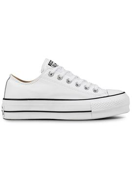 CONVERSE ALLSTAR  EN PIEL BLANCA