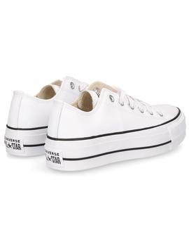 CONVERSE ALLSTAR  EN PIEL BLANCA