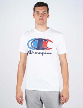 CAMISETA CHAMPION MANGA CORTA BLANCA