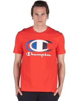 CAMISETA CHAMPION MANGA CORTA ROJA