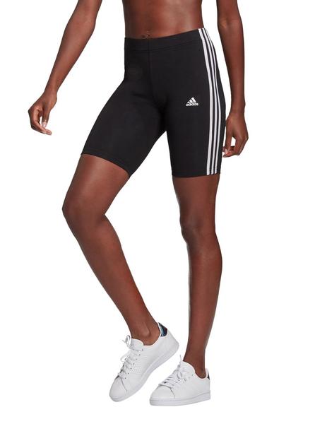 tribu Esta llorando No haga SHORT ADIDAS LICRA, MUJER, NEGRA BANDAS BLANCAS