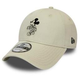 GORRA NEW ERA MICKEY COTTON 9FORTY BEIGE