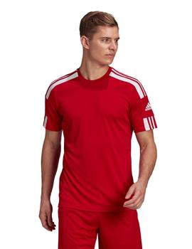 CAMISETA ADIDAS FUTBOL SQUAD ROJA BLANCA