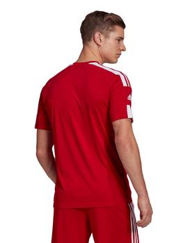 CAMISETA ADIDAS FUTBOL SQUAD ROJA BLANCA
