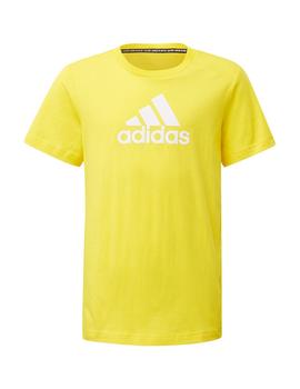CAMISETA ADIDAS MANGA CORTA JUNIOR AMARILLA