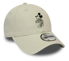 GORRA NEW ERA MICKEY COTTON 9FORTY BEIGE