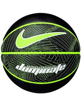 BALON DE BASKET NIKE T/ 7 DOMINATE 8P, NEGRO/FLUOR