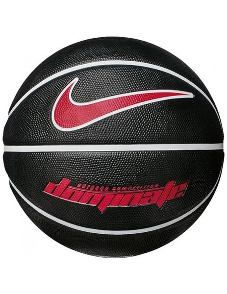 NIKE DOMINATE 8P BAL N DE BALONCESTO TALLA 6 NEGRO ROJO