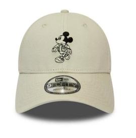 GORRA NEW ERA MICKEY COTTON 9FORTY BEIGE