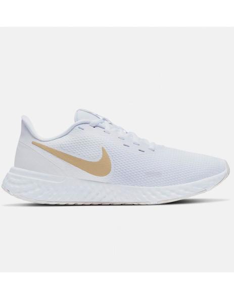 NIKE REVOLUTION 5 WOMEN'S BLANCO/ORO