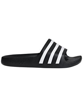 chancla adidas adilete negro blanco