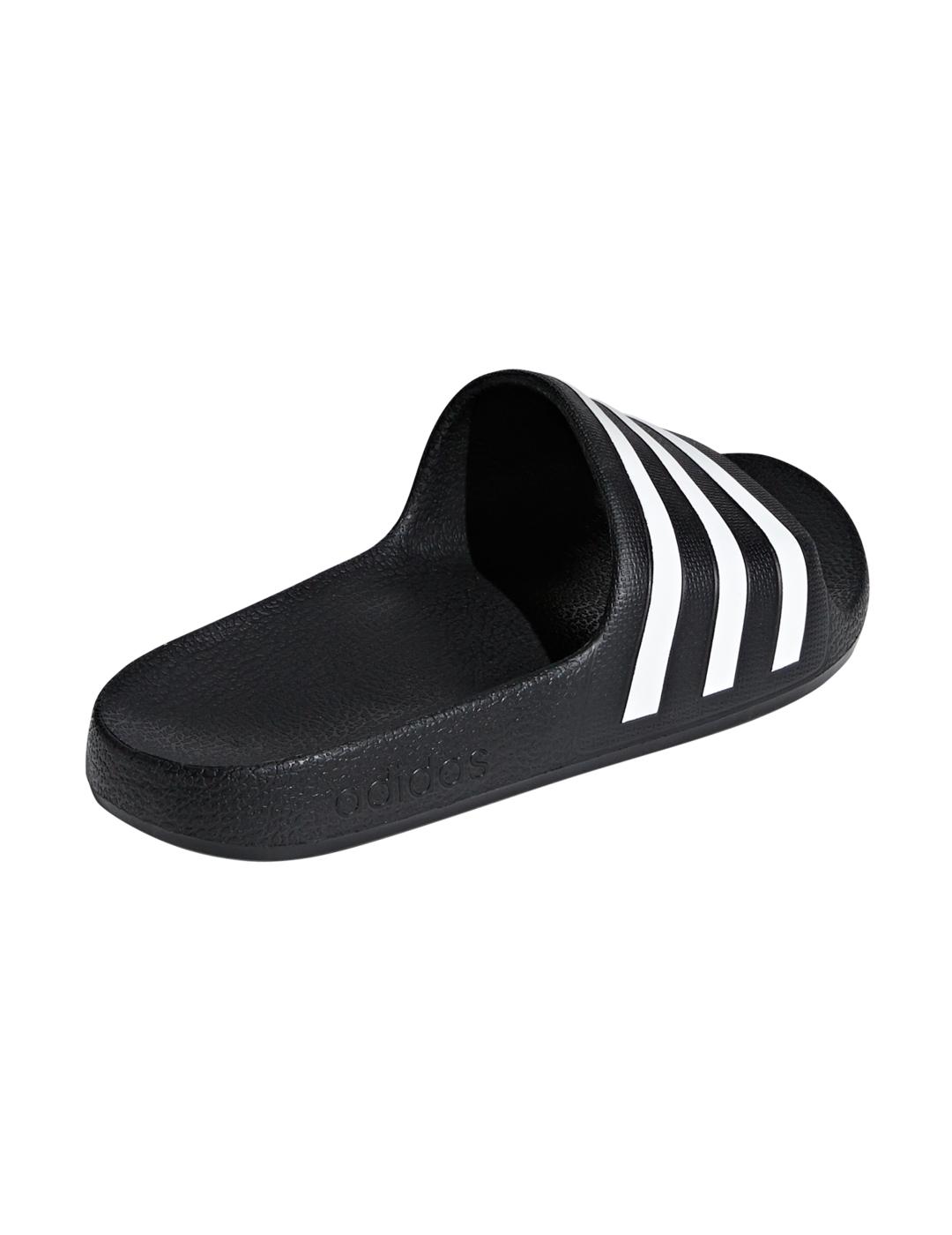 chancla adidas adilete negro blanco