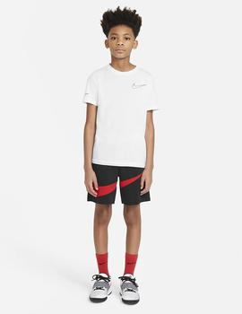 Disfraz transfusión cerrar SHORT NIKE BASKET JUNIOR, NEGRO ROJO, DRI-FIT