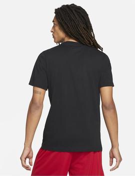 CAMISETA NIKE MANGA CORTA PHOTO MEN'S BASKET NEGRA