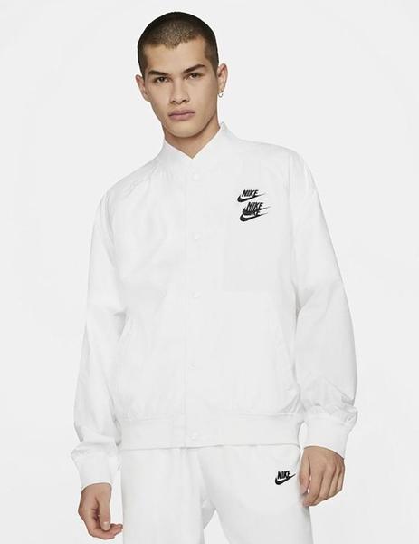 esposas Parcialmente Productividad CHAQUETA NIKE SPORTSWEAR HOMBRE, MICROFIBRA, BLANCO