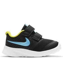 NIKE STAR RUNNER 2 BABY NEGRO/TURQUESA/LIMA