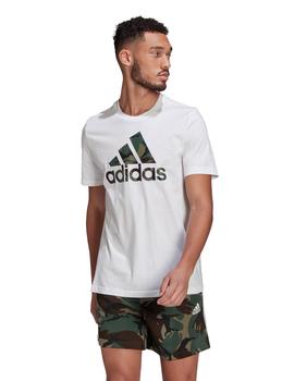 CAMISETA ADIDAS LOGO CAMUFLAJE, MANGA CORTA