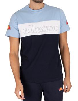 CAMISETA ELLESSE POGBINO MANGA CORTA, MARINO/CELES