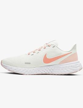 NIKE REVOLUTION 5 WMUJER RUNNING S, BEIGE/NARANJA