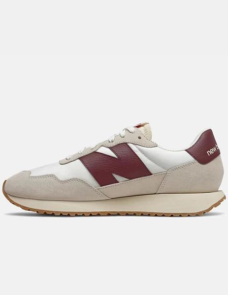 new balance blancas y granates