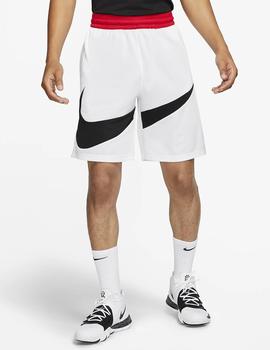 SHORT NIKE DRI-FIT BASKETBALL BLANCO/ROJO